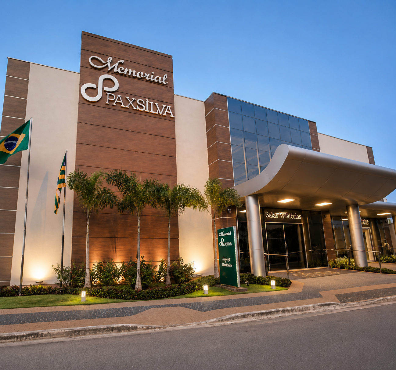 Fachada da sede Pax Silva